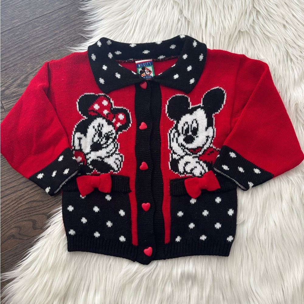 Disney Kids Mickey & Minnie Sweater - Picture 2 of 4